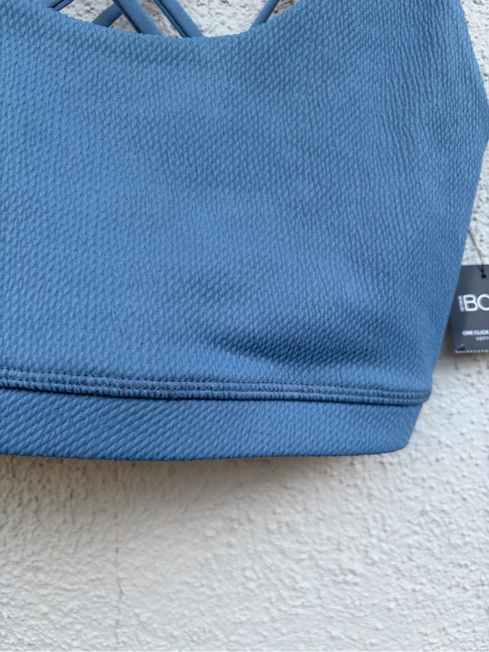 Cotton On: Body Blue Crossback Ribbed Sports Bra women’s Size L - Picture 7 of 11